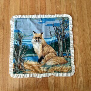 Vintage Fox Pillow Case Toss Cushion Cover